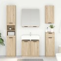SZAFKA ŁAZIENKOWA Z DRZWIAMI DĄB SONOMA 64,5X 33,5X 59CM