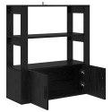 SZAFKA KOMODA CZARNY DĄB 30X80X90CM
