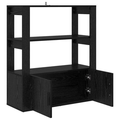 SZAFKA KOMODA CZARNY DĄB 30X80X90CM