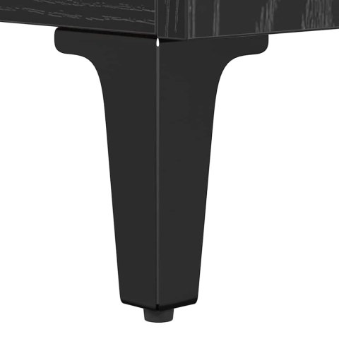 SZAFKA NA BUTY Z SZUFLADĄ Z PÓŁKĄ CZARNY DĄB 102X 36X 60CM