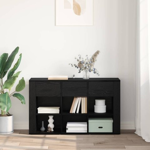 SZAFKA KOMODA CZARNY DĄB 100X30X59,5CM