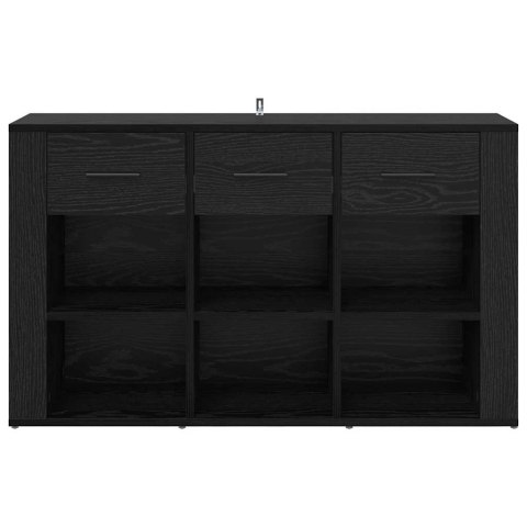 SZAFKA KOMODA CZARNY DĄB 100X30X59,5CM