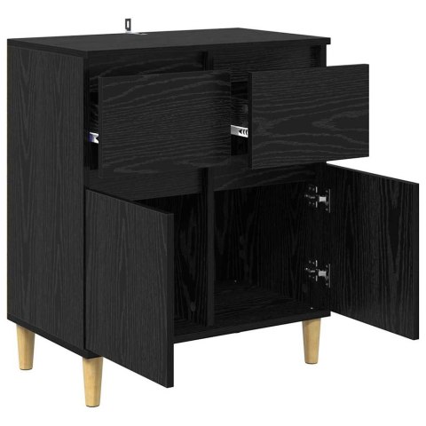 SZAFKA KOMODA CZARNY DĄB 60X35X70CM