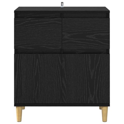 SZAFKA KOMODA CZARNY DĄB 60X35X70CM