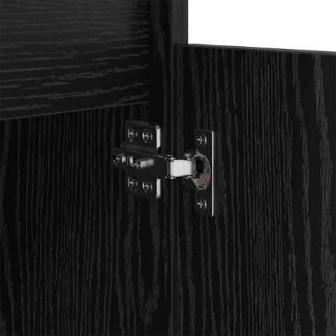 SZAFKA NOCNA Z SZUFLADĄ 2 PCS CZARNY DĄB 40X 35X 70CM