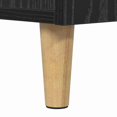 SZAFKA NOCNA Z SZUFLADĄ 2 PCS CZARNY DĄB 40X 35X 70CM