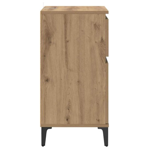 SZAFKA NOCNA Z SZUFLADĄ 2 PCS DĄB RZEMIEŚLNICZY 40X 35X 70CM