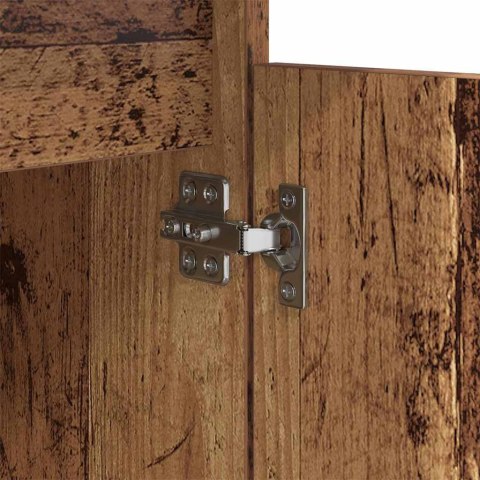 SZAFKA NOCNA Z SZUFLADĄ 2 PCS STARE DREWNO 40X 35X 70CM