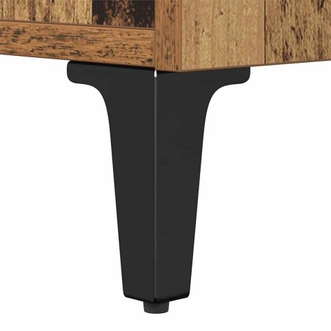 SZAFKA NOCNA Z SZUFLADĄ 2 PCS STARE DREWNO 40X 35X 70CM