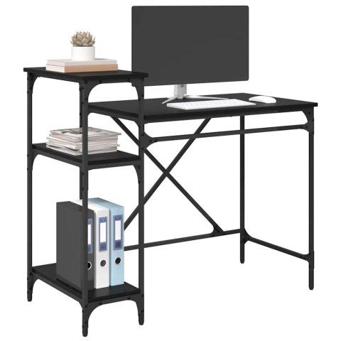 BIURKO CZARNY DĄB 105X50X90CM