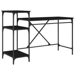 BIURKO CZARNY DĄB 135X50X90CM