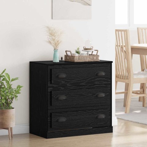 SZAFKA KOMODA CZARNY DĄB 70X35,5X67,5CM