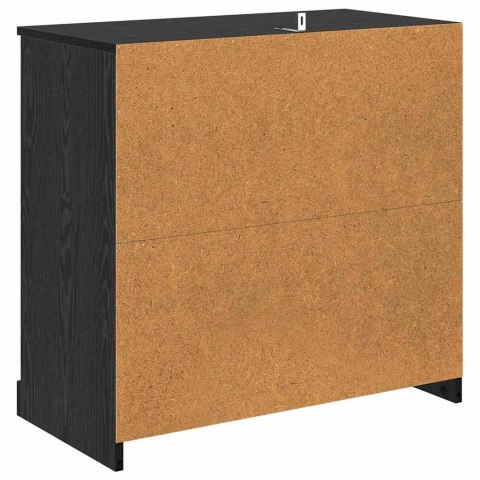 SZAFKA KOMODA CZARNY DĄB 70X35,5X67,5CM