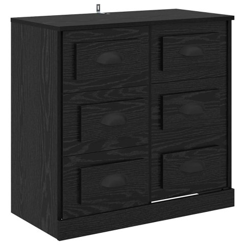 SZAFKA KOMODA CZARNY DĄB 70X35,5X67,5CM