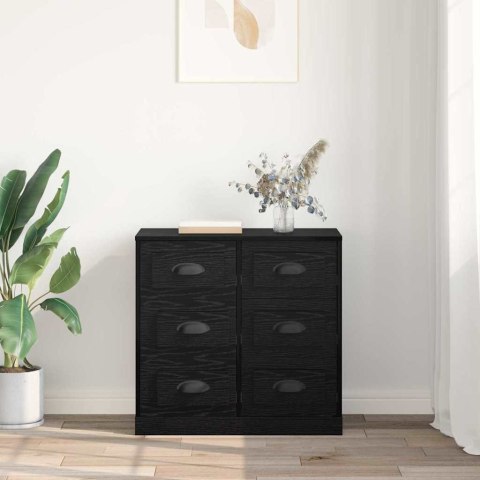SZAFKA KOMODA CZARNY DĄB 70X35,5X67,5CM