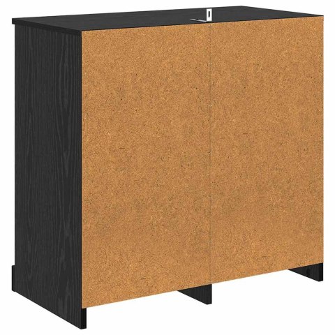 SZAFKA KOMODA CZARNY DĄB 70X35,5X67,5CM