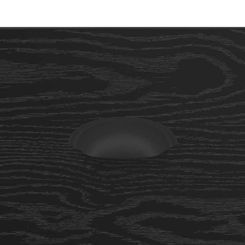 SZAFKA NOCNA Z SZUFLADĄ 2 PCS CZARNY DĄB 39X 39X 47.5CM