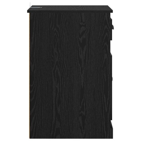 SZAFKA BOCZNA CZARNY DĄB 40X 50X 75CM