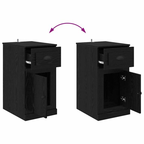 SZAFKA BOCZNA CZARNY DĄB 40X 50X 75CM