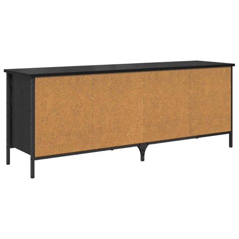 SZAFKA NA BUTY Z PÓŁKĄ CZARNY DĄB 131X 35X 50CM