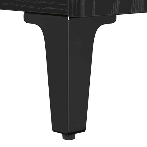 SZAFKA UMYWALKOWA Z PÓŁKĄ Z DRZWIAMI CZARNY DĄB 80X 33X 60CM