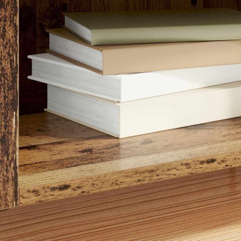 SZAFKA NA PŁYTY WINYLOWE STARE DREWNO 121X 38X 48CM