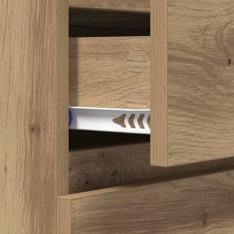 SZAFKA KOMODA DĄB RZEMIEŚLNICZY 60X35X70CM