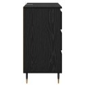 SZAFKA KOMODA Z SZUFLADĄ CZARNY DĄB 60X35X70CM