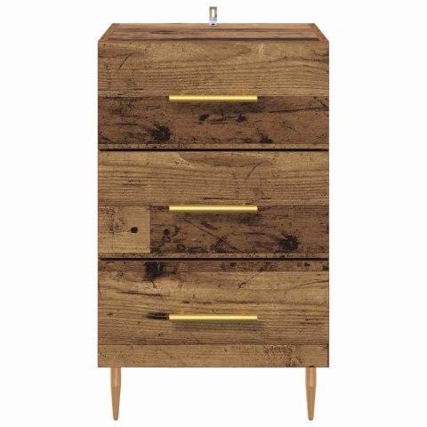 SZAFKA NOCNA STARE DREWNO 40X 40X 66CM