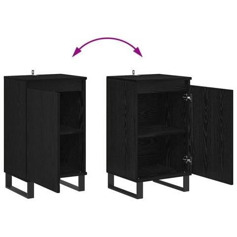 SZAFKA KOMODA CZARNY DĄB 40X35X70CM