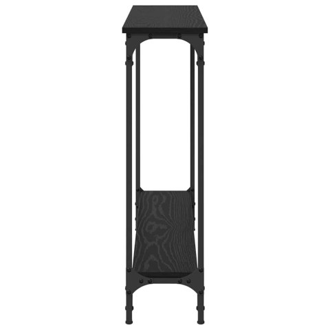 KONSOLA CZARNY DĄB 100X 22,5X 75CM