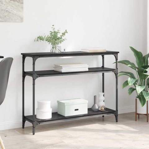 KONSOLA CZARNY DĄB 100X 29X 75CM