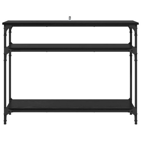 KONSOLA CZARNY DĄB 100X 29X 75CM