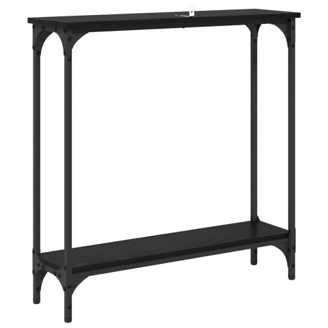 KONSOLA CZARNY DĄB 75X 22,5X 75CM