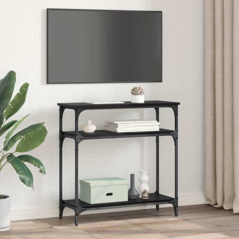 KONSOLA CZARNY DĄB 75X 29X 75CM