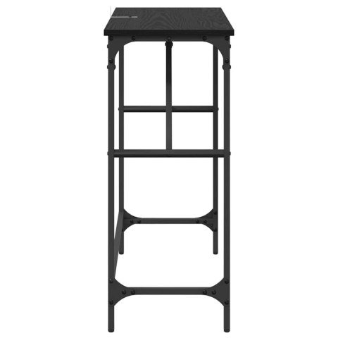 KONSOLA CZARNY DĄB 75X 32X 75CM