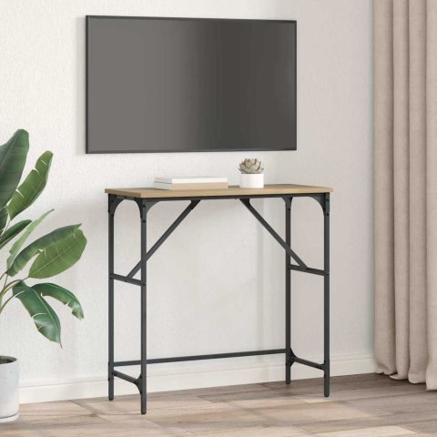 KONSOLA DĄB RZEMIEŚLNICZY 75X 32X 75CM