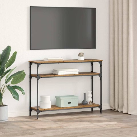 KONSOLA STARE DREWNO 100X 29X 75CM