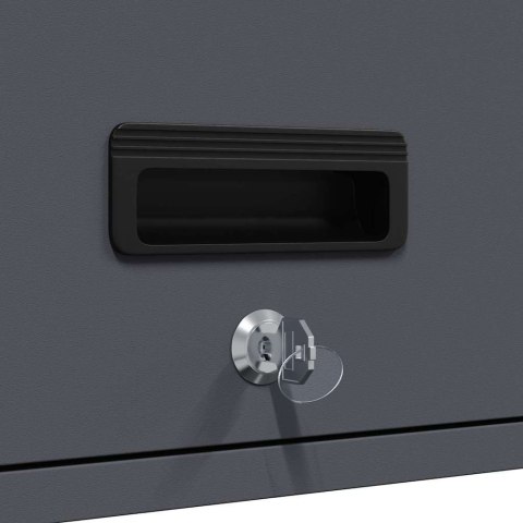 SZAFKA ŚCIENNA DO GARAŻU ANTRACYT 80X 33X 35CM