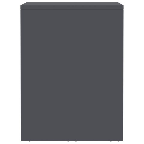 SZAFKA ŚCIENNA DO GARAŻU ANTRACYT 80X 40X 53CM