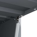 SZAFKA ŚCIENNA DO GARAŻU ANTRACYT 90X 33X 35CM
