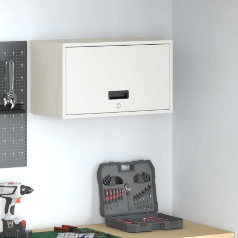 SZAFKA ŚCIENNA DO GARAŻU BIAŁY 60X 33X 35CM