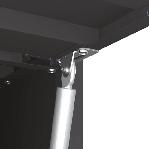 SZAFKA ŚCIENNA DO GARAŻU CZARNY 60X 33X 35CM