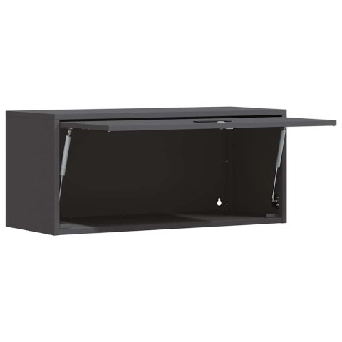 SZAFKA ŚCIENNA DO GARAŻU CZARNY 80X 33X 35CM