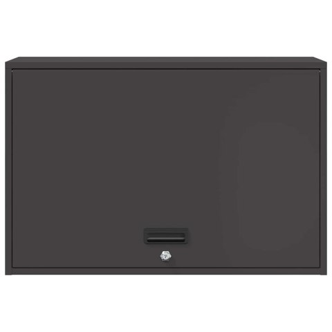 SZAFKA ŚCIENNA DO GARAŻU CZARNY 80X 40X 53CM