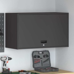 SZAFKA ŚCIENNA DO GARAŻU CZARNY 90X 40X 53CM