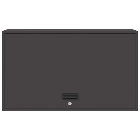 SZAFKA ŚCIENNA DO GARAŻU CZARNY 90X 40X 53CM