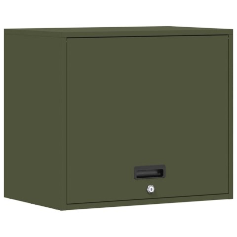 SZAFKA ŚCIENNA DO GARAŻU OLIWKOWY 60X 40X 53CM