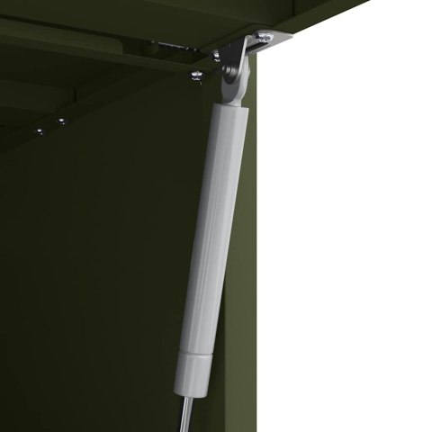 SZAFKA ŚCIENNA DO GARAŻU OLIWKOWY 60X 40X 53CM