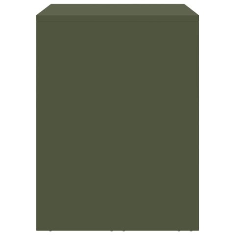 SZAFKA ŚCIENNA DO GARAŻU OLIWKOWY 80X 33X 35CM